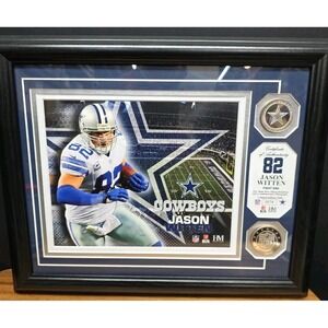Jason Witten Dallas Cowboys Silver Coin Limited Ed. Highland Mint Frame Photo